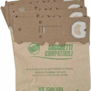 Sacchetti Compatibili per Folletto VK130 VK131 (6 PZ)